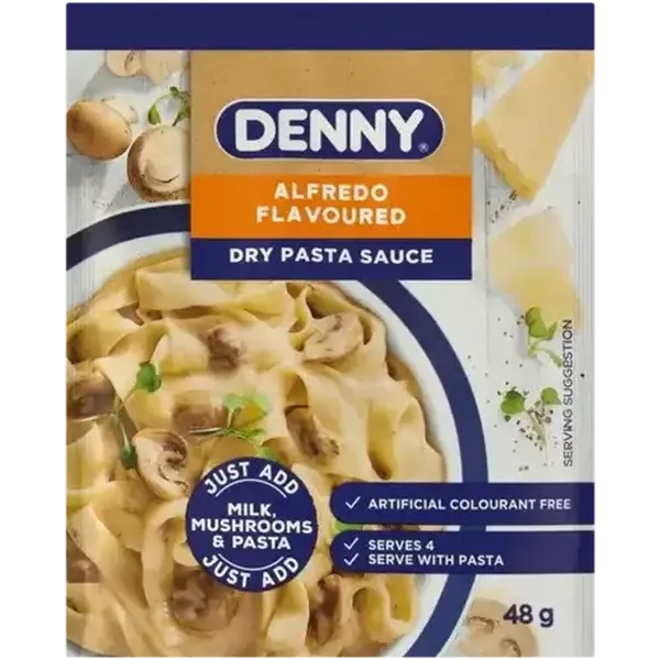 DENNY Alfredo Flavoured Dry Pasta Sauce 48g