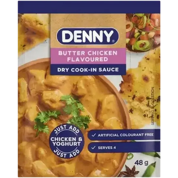 DENNY Butter Chicken Flavoured Dry Cook-In Sauce 48g