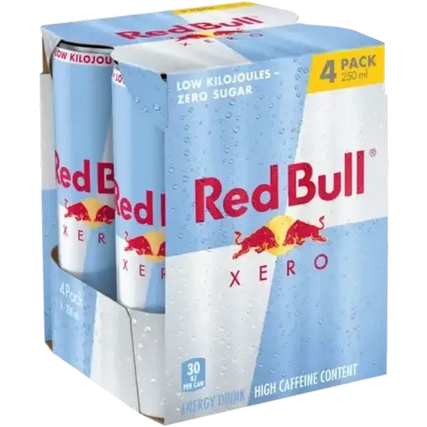 Red Bull Xero Energy Drink 4 x 250ml