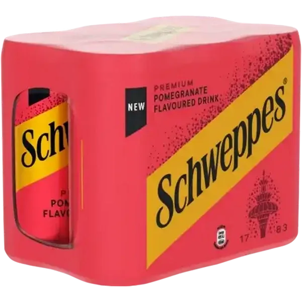 Schweppes Pomegranate Flavoured Premium Drink 6 x 300ml