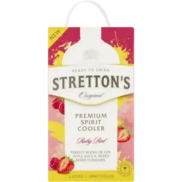 Stretton's Ruby Red Premium Spirit Cooler Box 2L