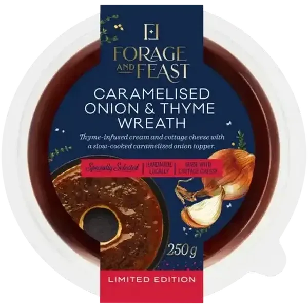 Forage And Feast Limited Edition Caramelised Onion & Thyme Wreath 250g