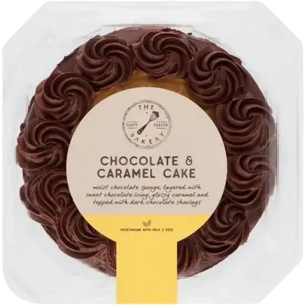 The Bakery Chocolate & Caramel Cake 18cm