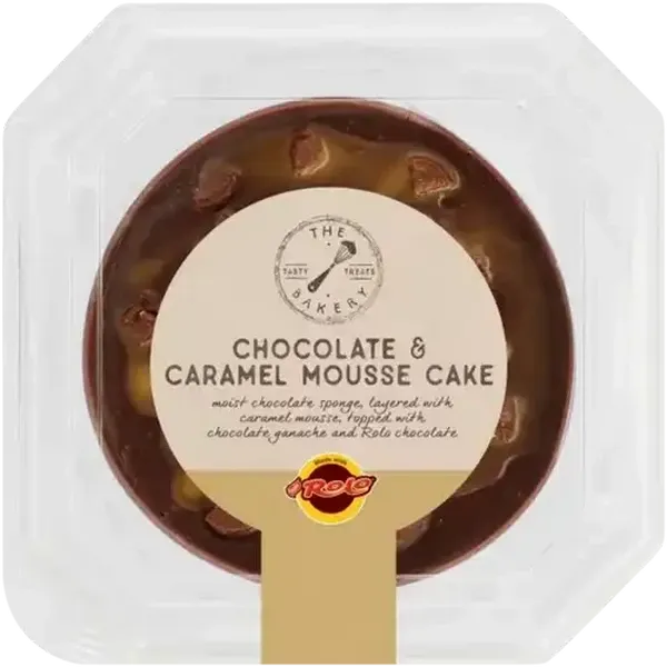 The Bakery Chocolate & Caramel Mousse Cake 15cm