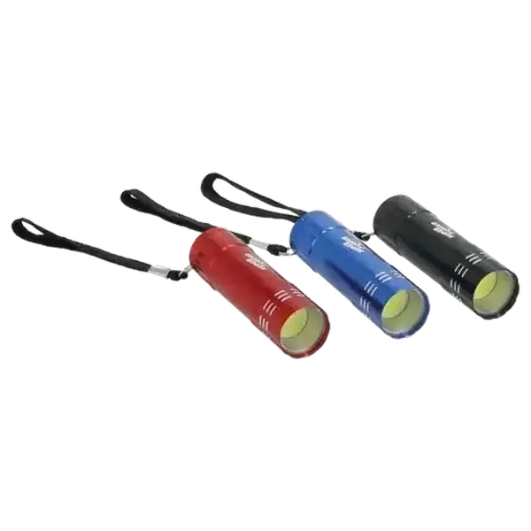 Super Power 3W COB Aluminium Torch 3-Pack