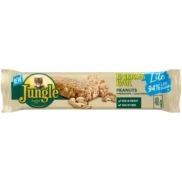 Jungle Lite Peanuts Energy Bar 40g