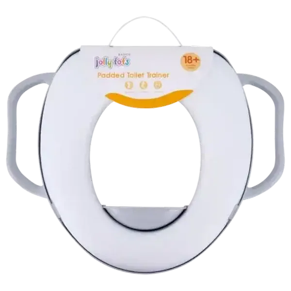 Jolly Tots Grey Padded Toilet Trainer 18 Months +