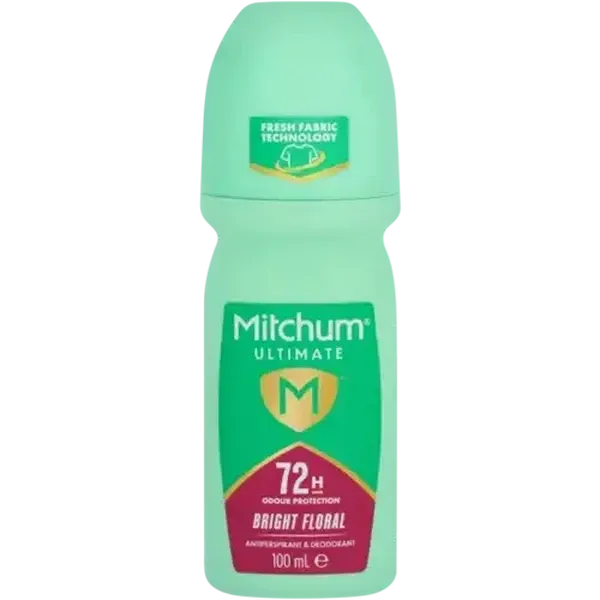 Mitchum Ultimate Bright Floral Antiperspirant & Deodorant Roll-On 100ml