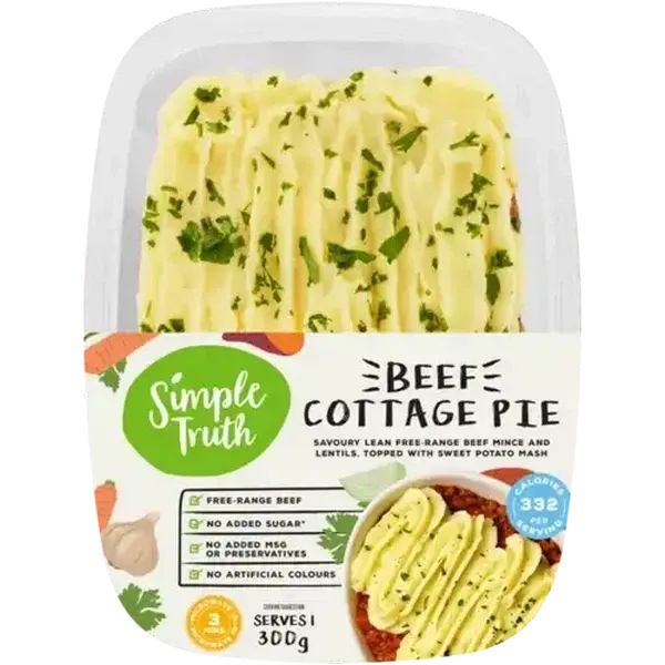 Simple Truth Beef Cottage Pie Ready Meal 300g