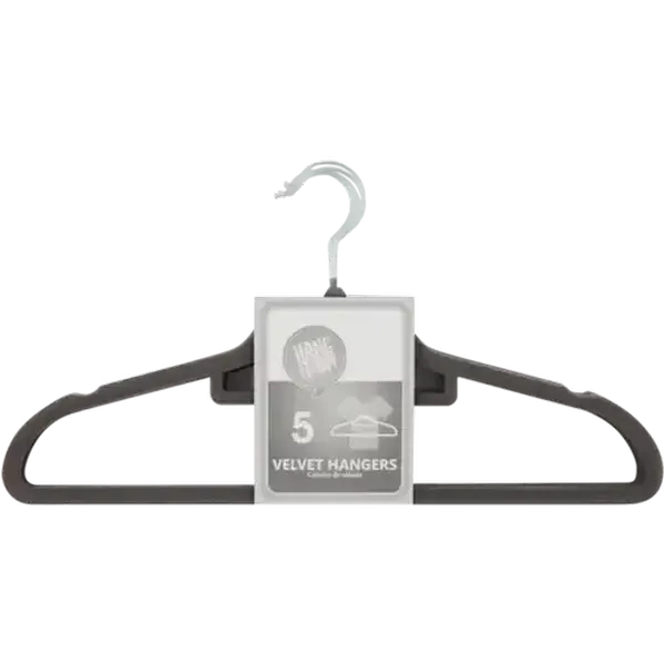 Hang It Up! Velvet Hanger Set 5-Pack