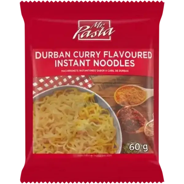 Mr. Pasta Durban Curry Flavoured Instant Noodles 60g