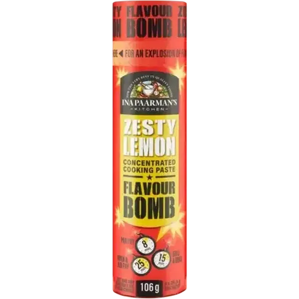 Ina Paarman's Kitchen Zesty Lemon Flavour Bomb Concentrated Cooking Paste 106g