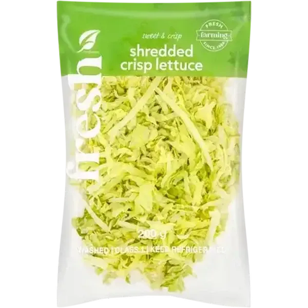Shredded Crisp Lettuce 200g