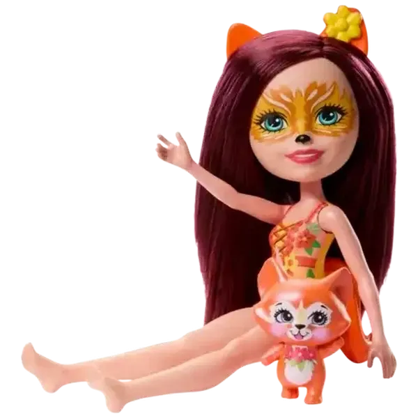 Enchantimals Doll Felicity Fox & Baby Flick