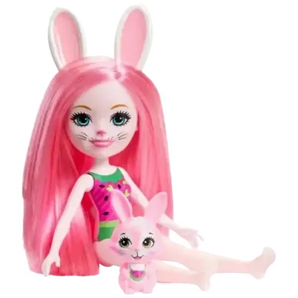 Enchantimals Doll Bree Bunny & Baby Twist