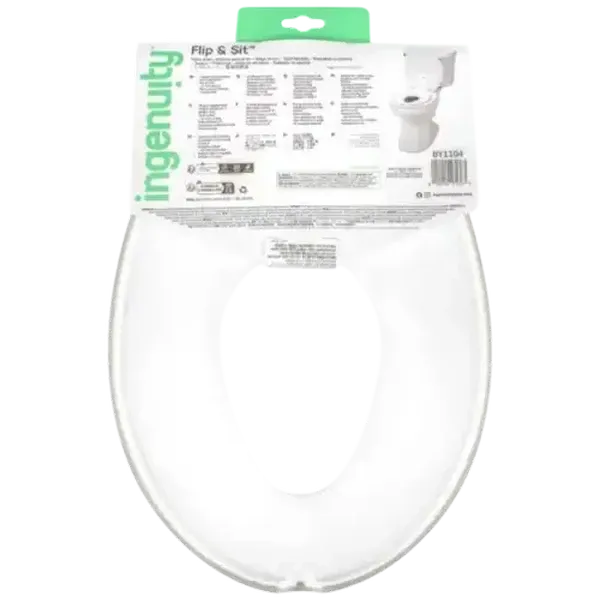 Ingenuity White Potty Flip & Sit 18 Months+