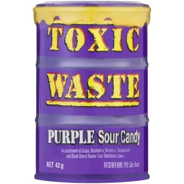 Toxic Waste Purple Toxic Waste Drum Sour Candy 42g