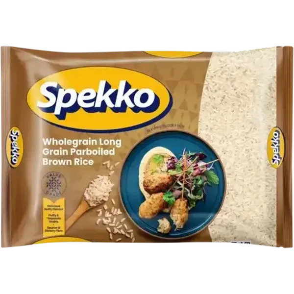 Spekko Wholegrain Long Grain Parboiled Brown Rice 2kg