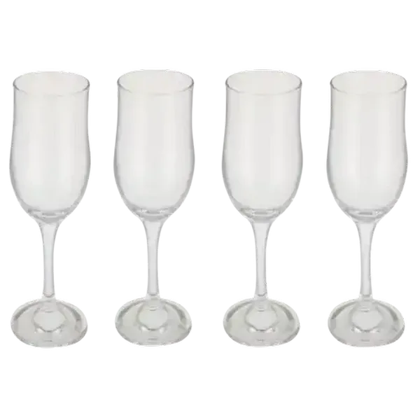 LAV Nevakar Blush Flute Glasses 200ml 4-Pack
