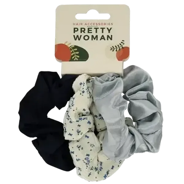Pretty Woman Ocean Petals Scrunchies 3 Piece