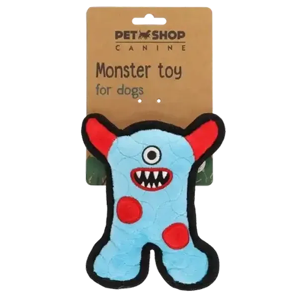 Petshop Blue Small Monster Toy for Dogs