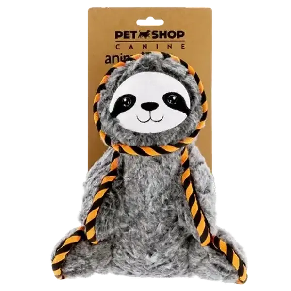 Petshop Grey Animal Sloth Toy for Dogs