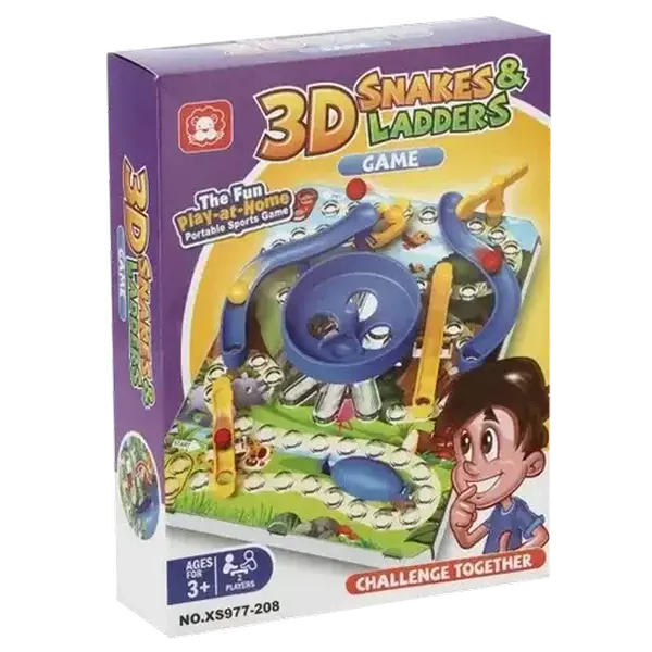 3D Snakes & Ladders Game