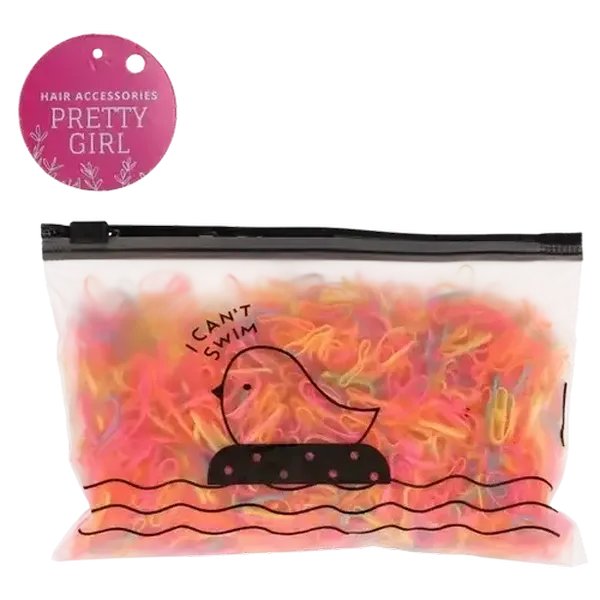 Pretty Girl Core Rubber Elastics with Resealable Pouch