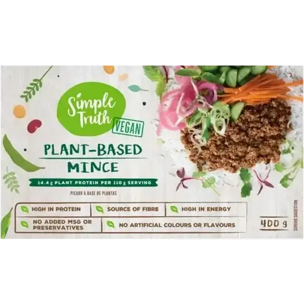 Simple Truth Frozen Plant-Based Mince 400g