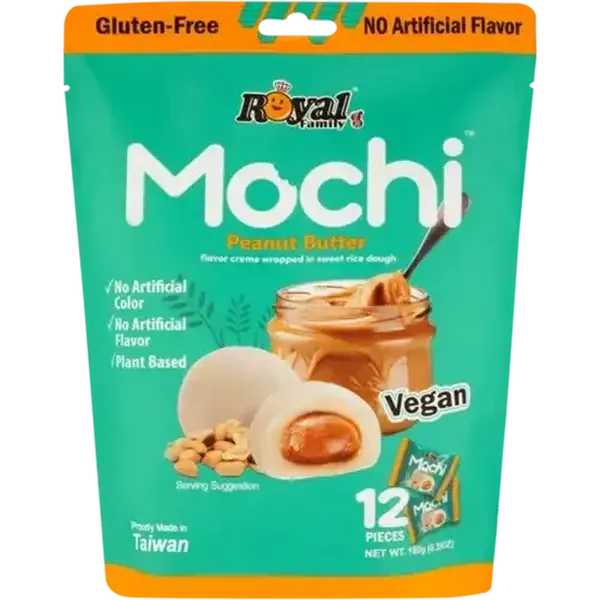 Royal Family Peanut Butter Mochi 12 Pack