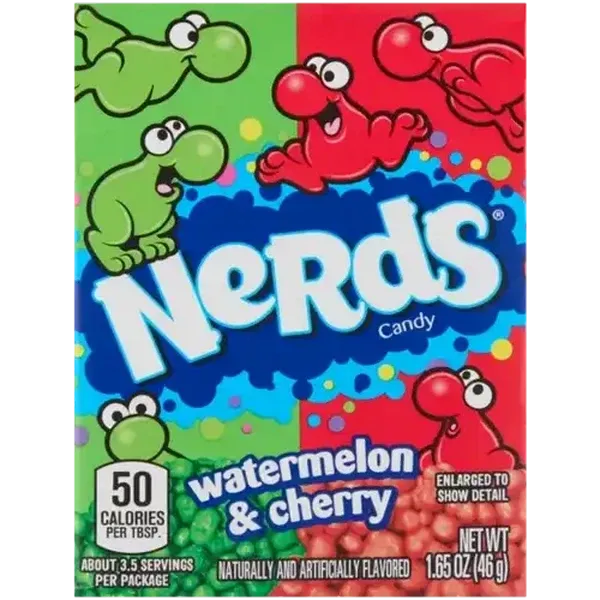 Nerds Watermelon & Cherry Candy 46g