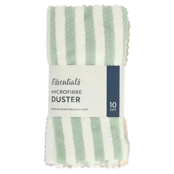 Essentials Microfibre Duster 30 x 30cm 10-Pack (Colour May Vary)
