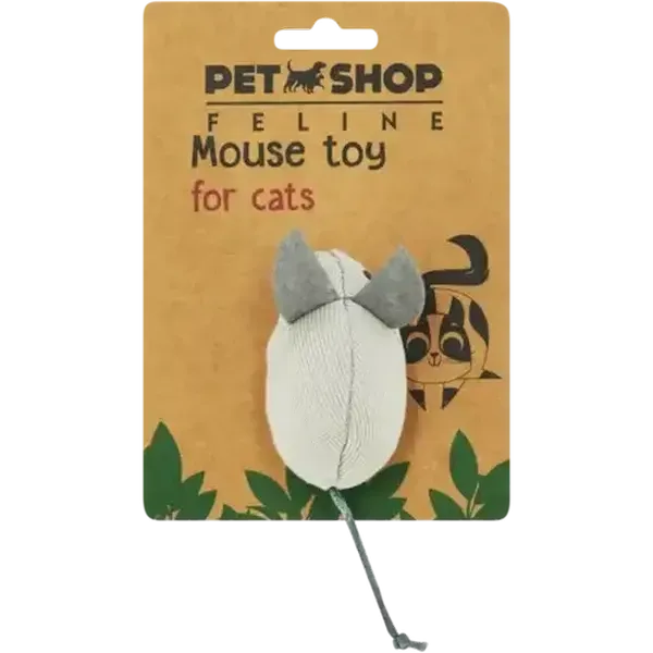 Petshop Feline Grey Mouse Toy