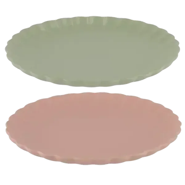 Petal Stoneware Dinner Plate 10.4cm (Colour May Vary)