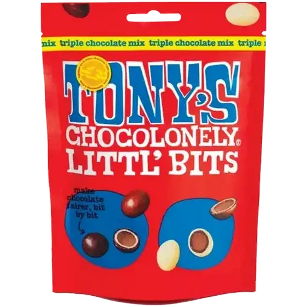 Tony's Chocolonely Littl' Bits Triple Chocolate Mix 100g