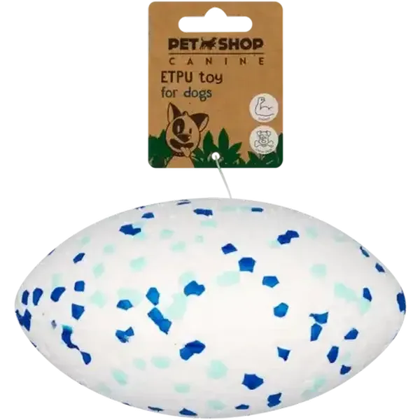 Petshop Canine ETPU Rugby Ball Toy for Dogs