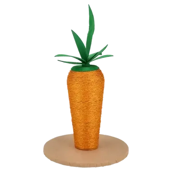 Petshop Orange & Green Carrot Scratcher for Cats