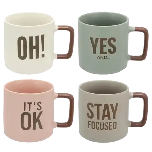 Bold Statement Coffee Mug 350ml (Design May Vary)