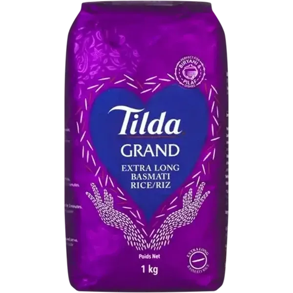 Tilda Grand Extra Long Basmati Rice 1kg