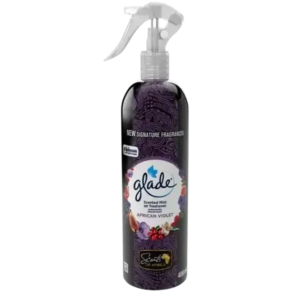 Glade Scents of Africa African Violet Scented Mist Air Freshener 400ml
