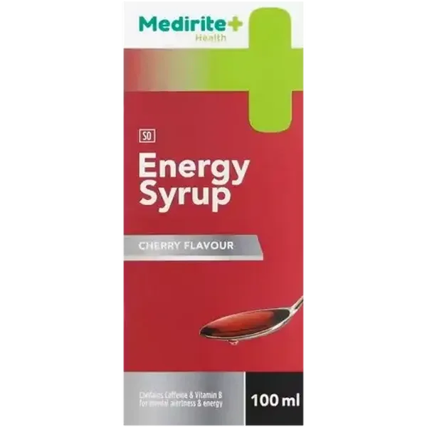 Medirite Cherry Flavour Energy Syrup 100ml
