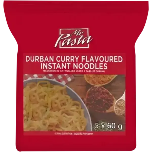 Mr. Pasta Durban Curry Flavoured Instant Noodles 5 x 60g