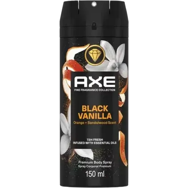AXE Fine Fragrance Collection Black Vanilla Premium Body Spray 150ml