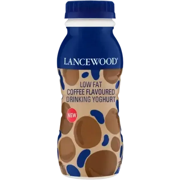 LANCEWOOD Coffee Flavoured Low Fat Drinking Yoghurt 225g