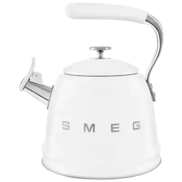 Smeg White Whistling Kettle 2.3L