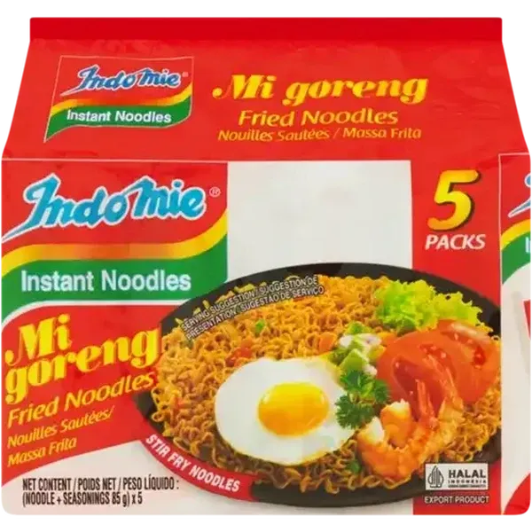 Indomie Mi Goreng Instant Fried Noodles 5 x 85g