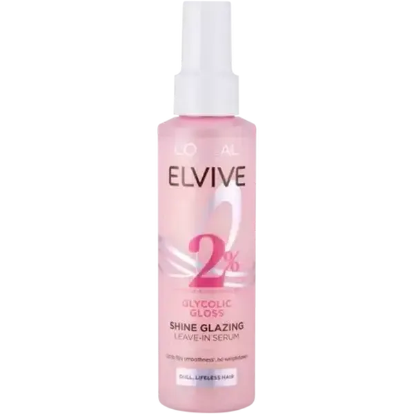 L'Oréal Paris Elvive 2% Glycolic Gloss Leave-In Serum 150ml
