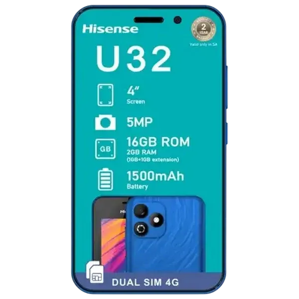 Hisense U32 Blue Mobile Handset