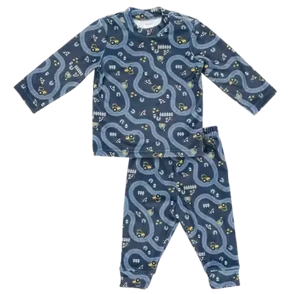 Jolly Tots Boys Velour Sleep Set 0 - 3 Months