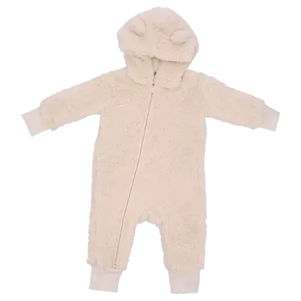 Jolly Tots Stone Sherpa Onesie 3 - 6 Months